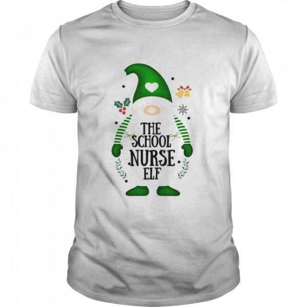 Christmas Gnomes in Plaid Hats Santa’s Favorite Nurse Christmas T-Shirt