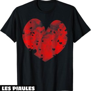 Coeur Rouge T-Shirt Je T’aime Nuages En Detresse Valentin Coeur Rouge T-Shirt Je T’aime Nuages En Detresse Valentin
