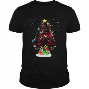 Deadpool Christmas tree Merry Christmas shirt Deadpool Christmas tree Merry Christmas shirt