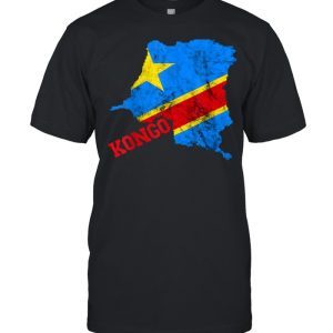 Democratic Republic Of Congo Map Congolese Flag Africa Pride shirt Democratic Republic Of Congo Map Congolese Flag Africa Pride shirt