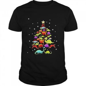 Dinosaur Christmas tree shirt Dinosaur Christmas tree shirt