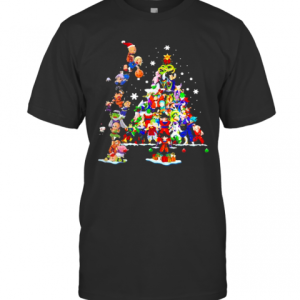 Dragon Ball Christmas Tree Merry Xmas T-Shirt Dragon Ball Christmas Tree Merry Xmas T-Shirt