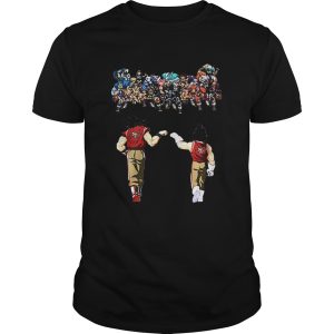Dragon Ball Z Son Goku Vegeta Mashup San Francisco 49ers shirt Dragon Ball Z Son Goku Vegeta Mashup San Francisco 49ers shirt