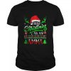 First Christmas As a Amma Shirt Santa Hat Ugly Xmas 2021 Shirt