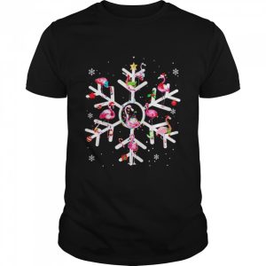 Flamingo Snowflakes Christmas shirt Flamingo Snowflakes Christmas shirt