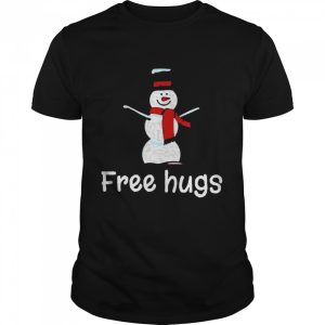 Free Hugs Snowman Short Shirt Free Hugs Snowman Short Shirt