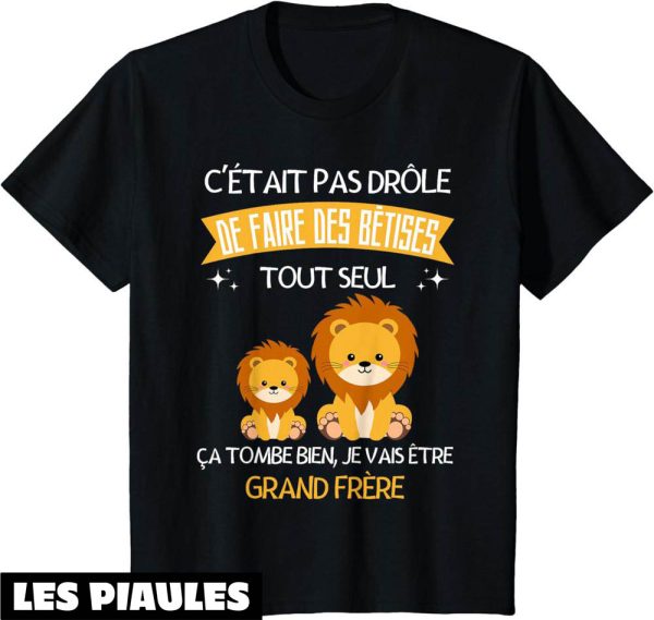 Futur Grand Frere T-Shirt Annonce Grossesse Cadeau Surprise