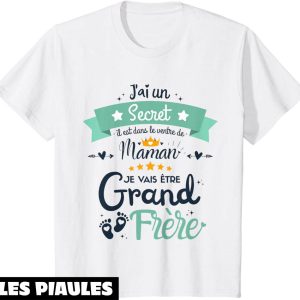 Futur Grand Frere T-Shirt Annonce Grossesse Garcon Naissance