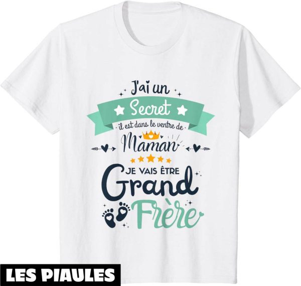 Futur Grand Frere T-Shirt Annonce Grossesse Garcon Naissance