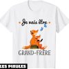 Futur Grand Frere T-Shirt Je Vais Etre Grand Frere Annonce