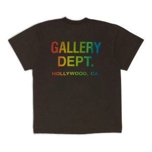 Gallery Dept Collector Rainbow Pocket T-Shirt Black Gallery Dept Collector Rainbow Pocket T-Shirt Black