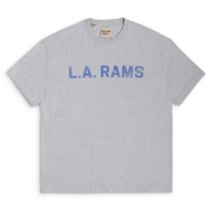 Gallery Dept Gdxla Rams Vintage Heather Grey Tee Gallery Dept Gdxla Rams Vintage Heather Grey Tee