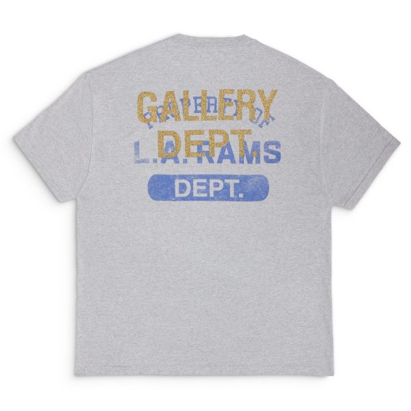 Gallery Dept Gdxla Rams Vintage Heather Grey Tee