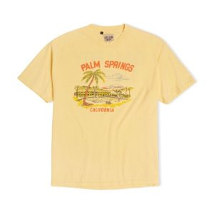 Gallery Dept Palm Springs T-Shirt Yellow Gallery Dept Palm Springs T-Shirt Yellow