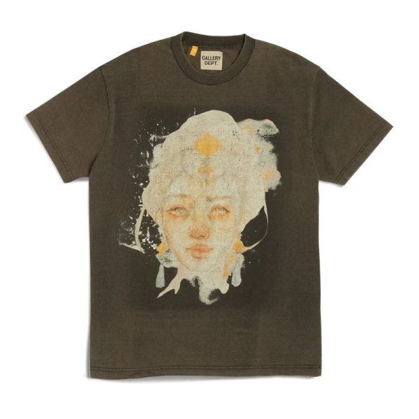 Gallery Dept Portrait T-Shirt Black