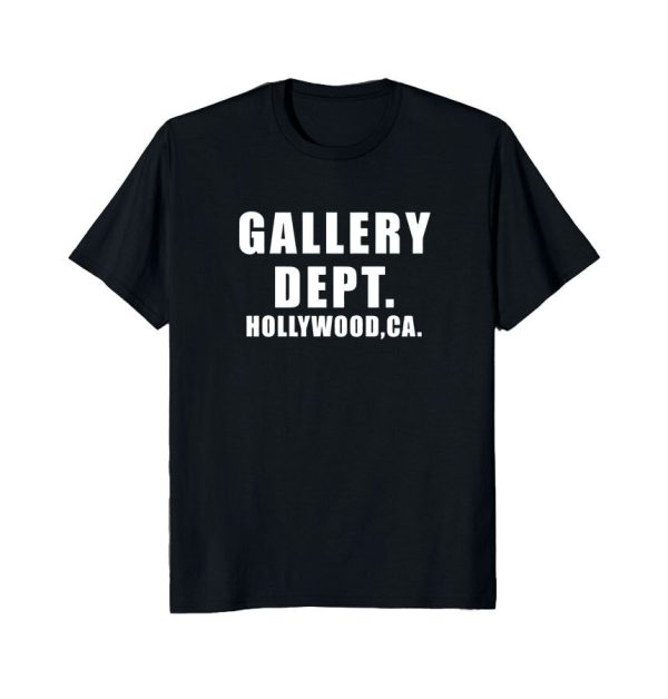 Gallery Dept T-shirt Hollywood CA – Black