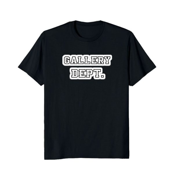 Gallery Dept T-shirt Outline Black