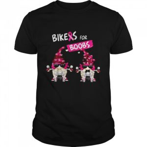 Gnomes driving Bikers for Boobs Breast Cancer Shirt Gnomes driving Bikers for Boobs Breast Cancer Shirt