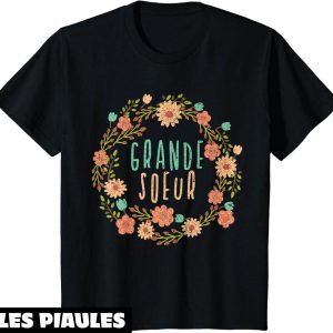 Grande Soeur T-Shirt Annonce De Grossesse Vintage Cadeau Grande Soeur T-Shirt Annonce De Grossesse Vintage Cadeau