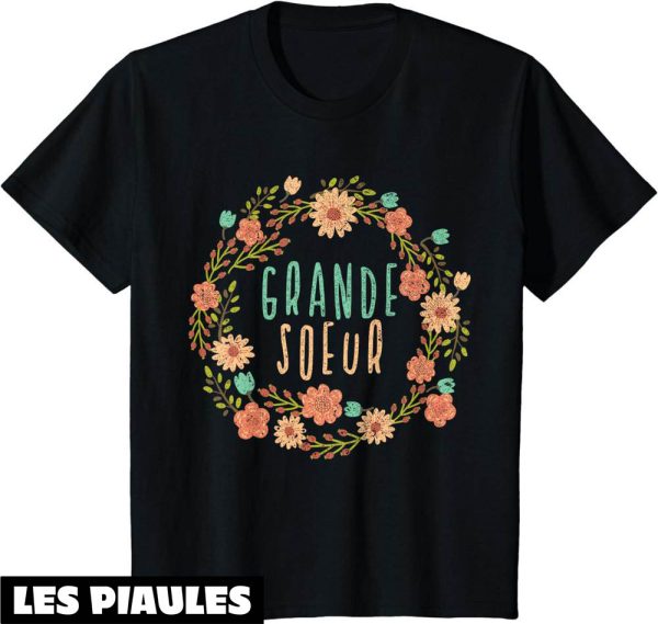 Grande Soeur T-Shirt Annonce De Grossesse Vintage Cadeau