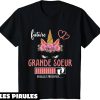 Grande Soeur T-Shirt Annonce Grossesse Future Cadeau