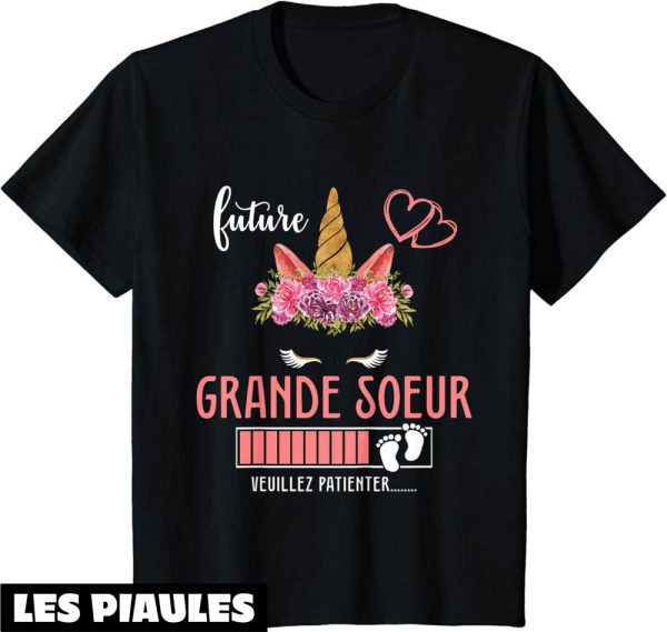 Grande Soeur T-Shirt Annonce Grossesse Future Cadeau