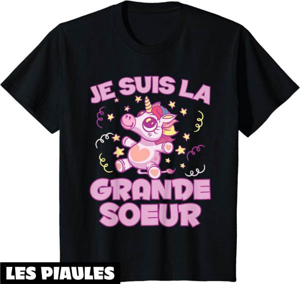 Grande Soeur T-Shirt Cadeau Je Suis La Grande Soeur