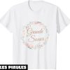 Grande Soeur T-Shirt Fleurs Futur Annonce Naissance Bebe
