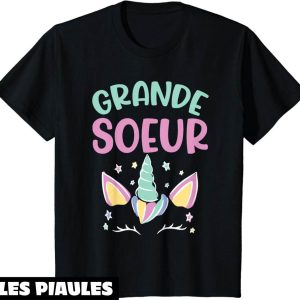 Grande Soeur T-Shirt Licorne Filles Je Vais Etre Une Super Grande Soeur T-Shirt Licorne Filles Je Vais Etre Une Super