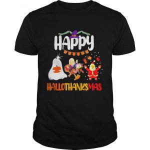 Hallothanksmass happy halloween thanksgiving christmas Gift Tee Shirt Hallothanksmass happy halloween thanksgiving christmas Gift Tee Shirt