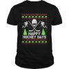 Happy Hockey Days Ugly Merry Christmas Shirt