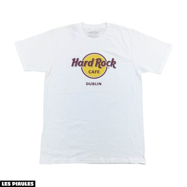 Hard Rock Cafes T-Shirt Modern Dublin Y2k Humor Funny Parody
