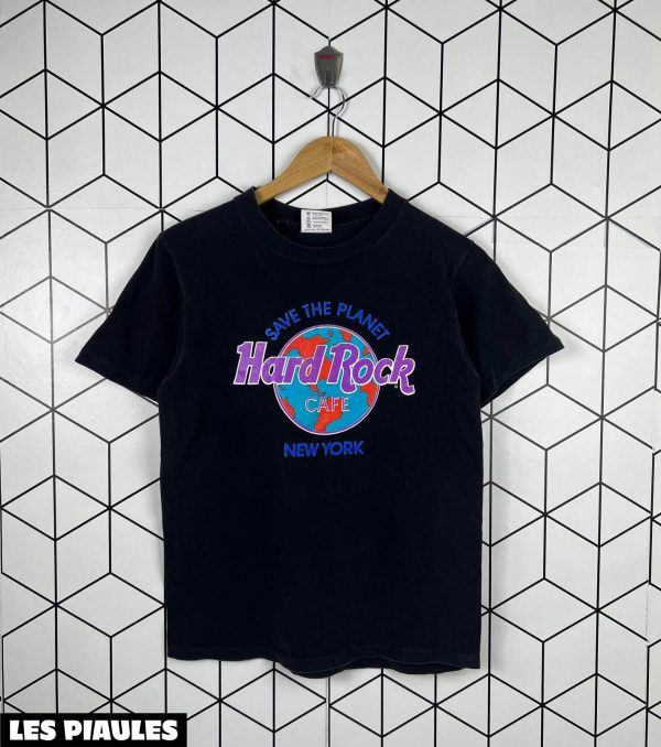 Hard Rock Cafes T-Shirt Vintage New York Humor Funny Parody
