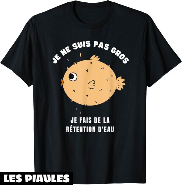 Humour Decale T-Shirt Je Ne Suis Pas Gros Retention D’eau