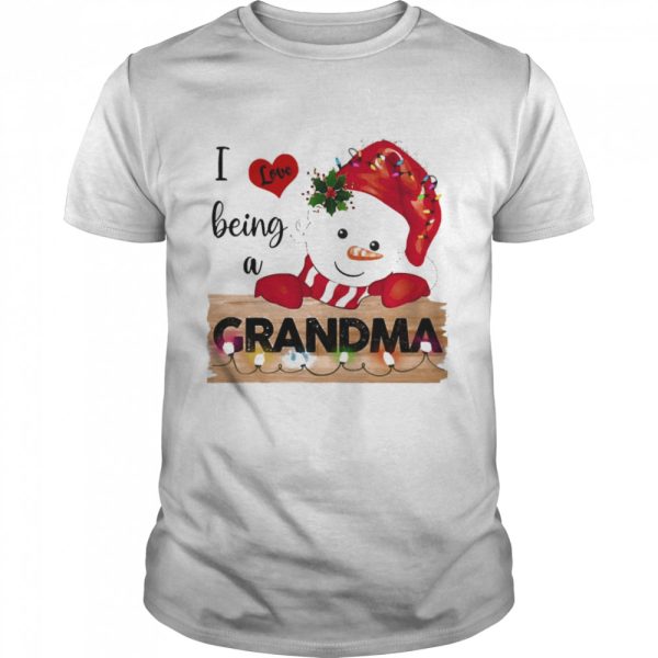 I Love Being A Grandma Family Christmas Sweater Shirt