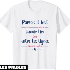 Je Vais Etre Grande Soeur T-Shirt Annonce Grossesse Bebe