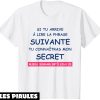 Je Vais Etre Grande Soeur T-Shirt Annonce J’ai Un Secret