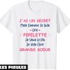 Je Vais Etre Grande Soeur T-Shirt Bebe J’ai Un Secret