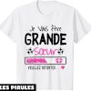 Je Vais Etre Grande Soeur T-Shirt En Cours Futur Soeur