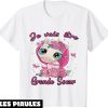 Je Vais Etre Grande Soeur T-Shirt Fille Licorne Annonce