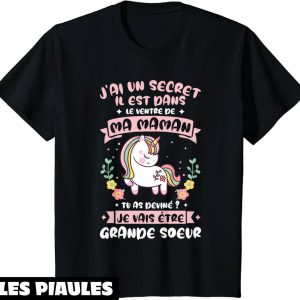 Je Vais Etre Grande Soeur T-Shirt Licorne Filles Soeur Je Vais Etre Grande Soeur T-Shirt Licorne Filles Soeur