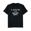LANVIN Paris Gallery Dept Black Tee