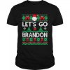 LET’S GO BRANDON Ugly Christmas Sweater Party Trump T-Shirt