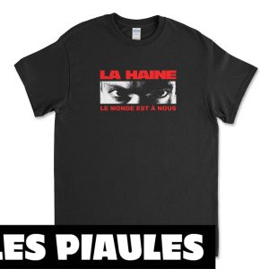 La Haine T-Shirt Le Monde Est A Nous Film Vintage La Haine T-Shirt Le Monde Est A Nous Film Vintage