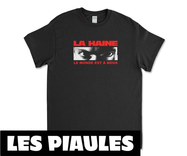 La Haine T-Shirt Le Monde Est A Nous Film Vintage