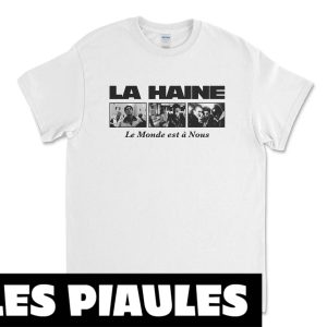 La Haine T-Shirt Le Monde Est A Nous Vincent Cassel