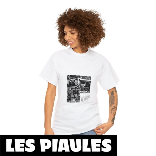 La Haine T-Shirt Protest Vincent Cassel Film Vintage