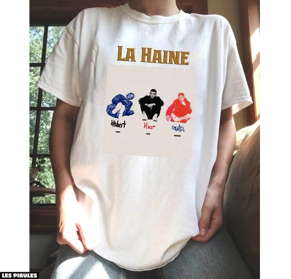 La Haine T-Shirt Vintage Retro Movie Cute Trendy Film