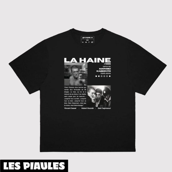 La Haine T-Shirt Vol1 Vincent Cassel Film Vintage