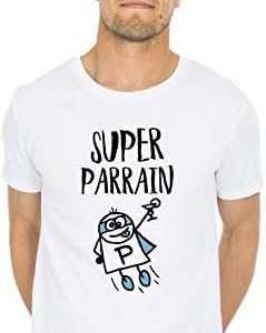 Le Roi Du T-Shirt We Are Family Humour Homme Super Parrain